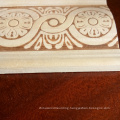 solid wood embossed white wood dyed colour molding